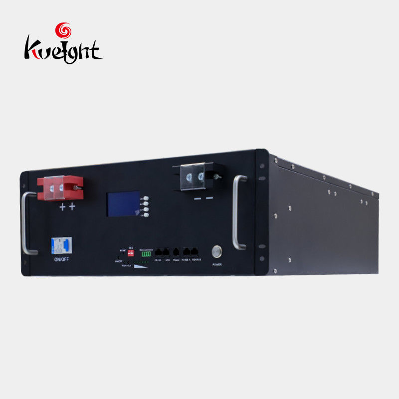 Modul Baterai Lithium 4U 5U 48v 100ah Baterai Surya Lifepo4 Untuk Ruang Data Jaringan