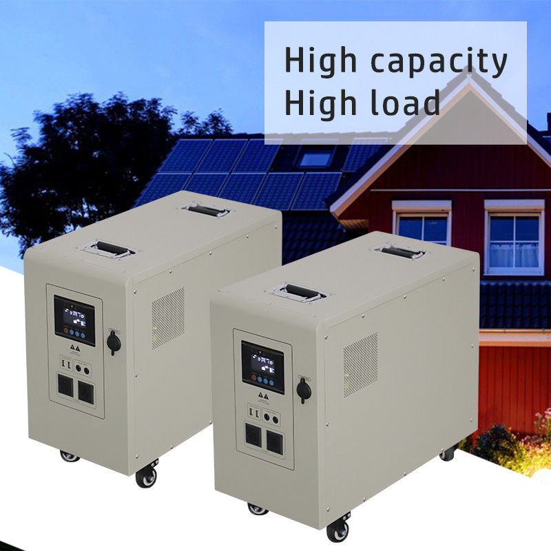 Off Grid 5KWh Portable Solar Charging Station Sistem Penyimpanan Energi Surya 3KW