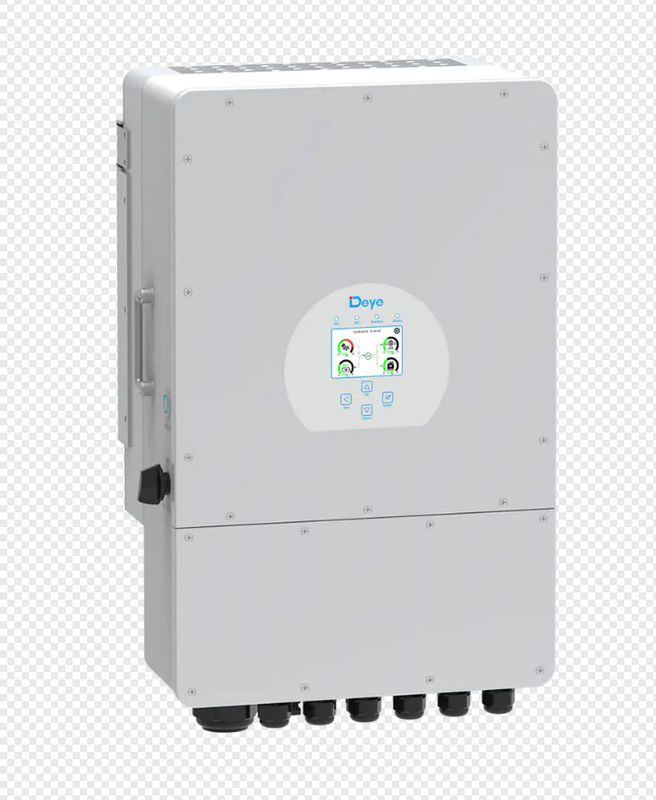 Baterai Tegangan Rendah 8KW Tiga Fasa Hybrid Inverter Off Grid Hybrid 2 MPPT