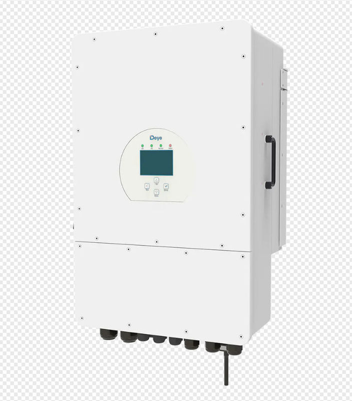 Baterai Tegangan Rendah 8KW Tiga Fasa Hybrid Inverter Off Grid Hybrid 2 MPPT