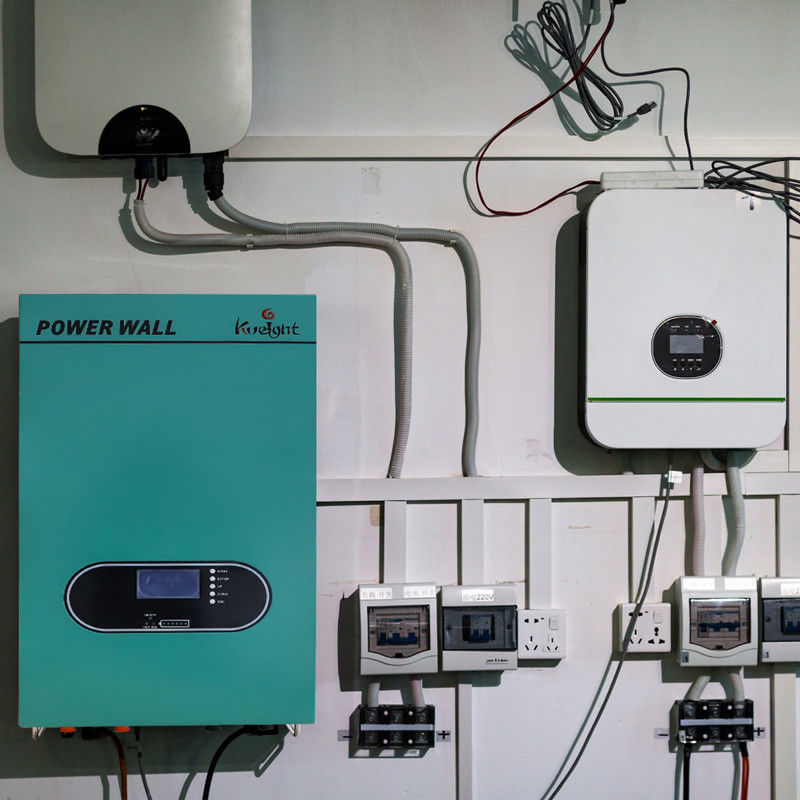48V Home Wall Mounted Baterai Lithium Cei 0-21 100Ah Off Grid Solar Storage Battery