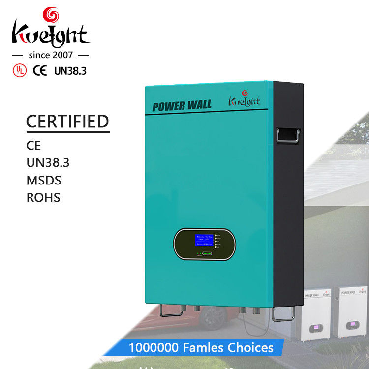 48V Home Wall Mounted Baterai Lithium Cei 0-21 100Ah Off Grid Solar Storage Battery