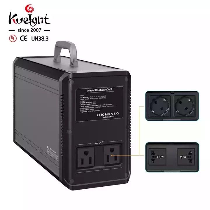 LiFePO4 Catu Daya Penyimpanan Energi Portabel Pembangkit Listrik Portabel Lithium 1500W
