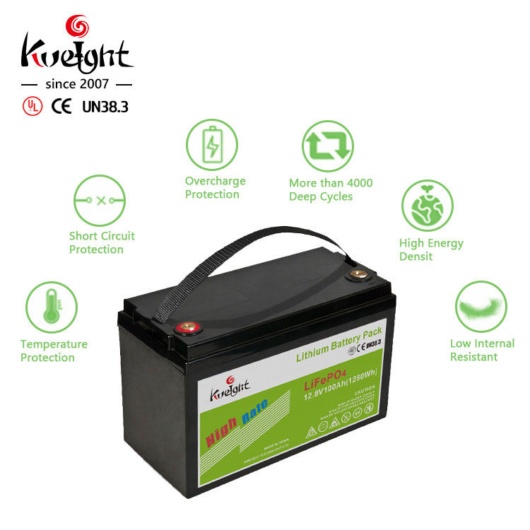 3 Tahun Garansi 300ah 12v Lipo Baterai 12.8v Muat Potong Tegangan Untuk Otomotif