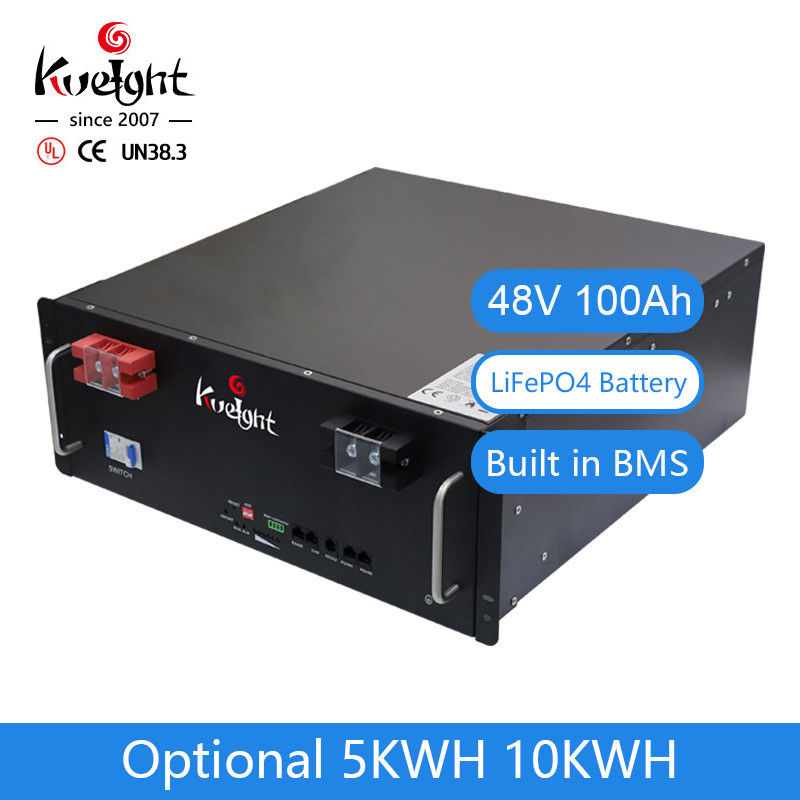 Baterai Lithium Ion Phosphate 48V 100Ah Penyimpanan Sistem Tenaga Surya 5Kwh 10Kwh Energi Baterai Penyimpanan Surya