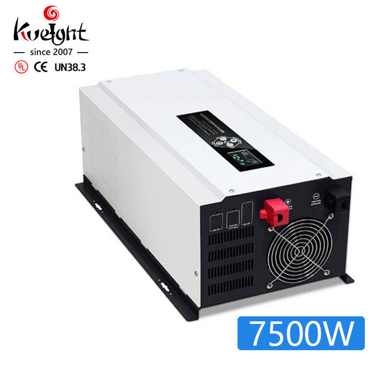 Pure Sine Wave 7.5kw Off Grid Mppt Solar Inverter Hybrid Untuk Kondisi Ac Panel Surya