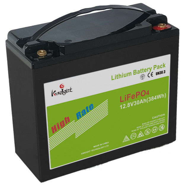 Kualitas Tinggi Lebih dari 4000 Siklus Hidup 12V Isi Ulang 30Ah Lampu Jalan Tenaga Surya Daya Cadangan Baterai Li-po Emergency Light Ba